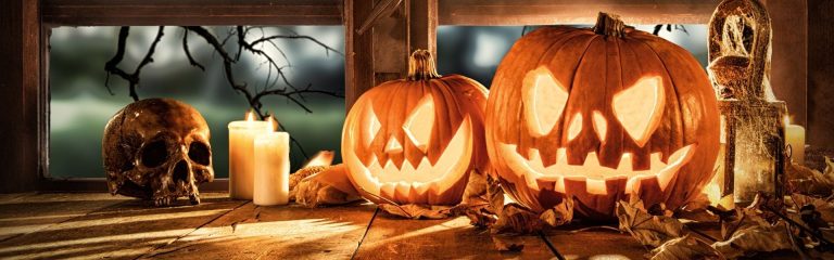 Spooky vibes only Glowing pumpkins, eerie candles, and the perfect Halloween chill in the air.