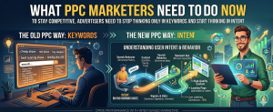 ppc strategy shift from keyword targeting to intent based marketing using user behavior context and ai driven insights